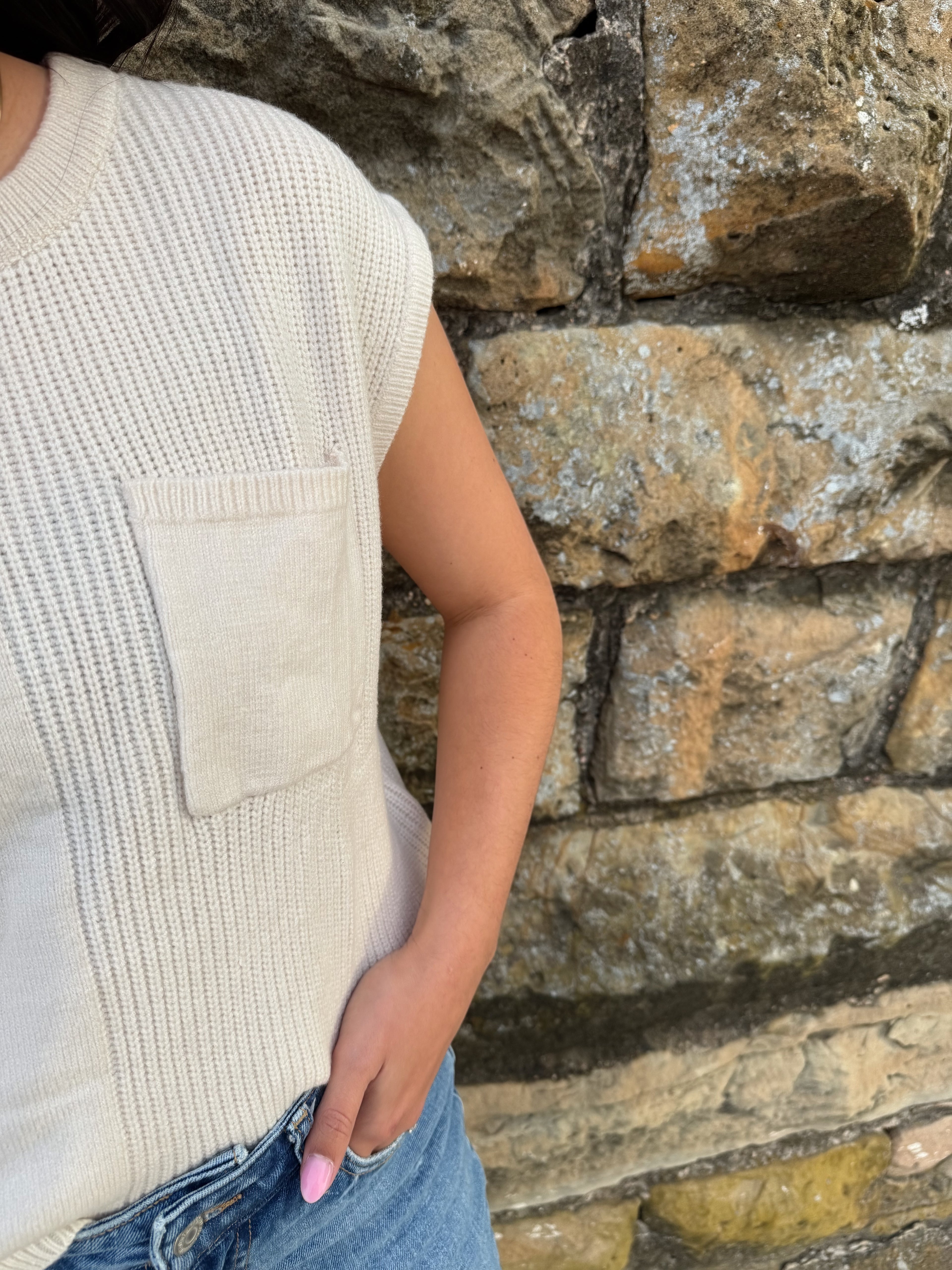 Patch Pocket Sweater