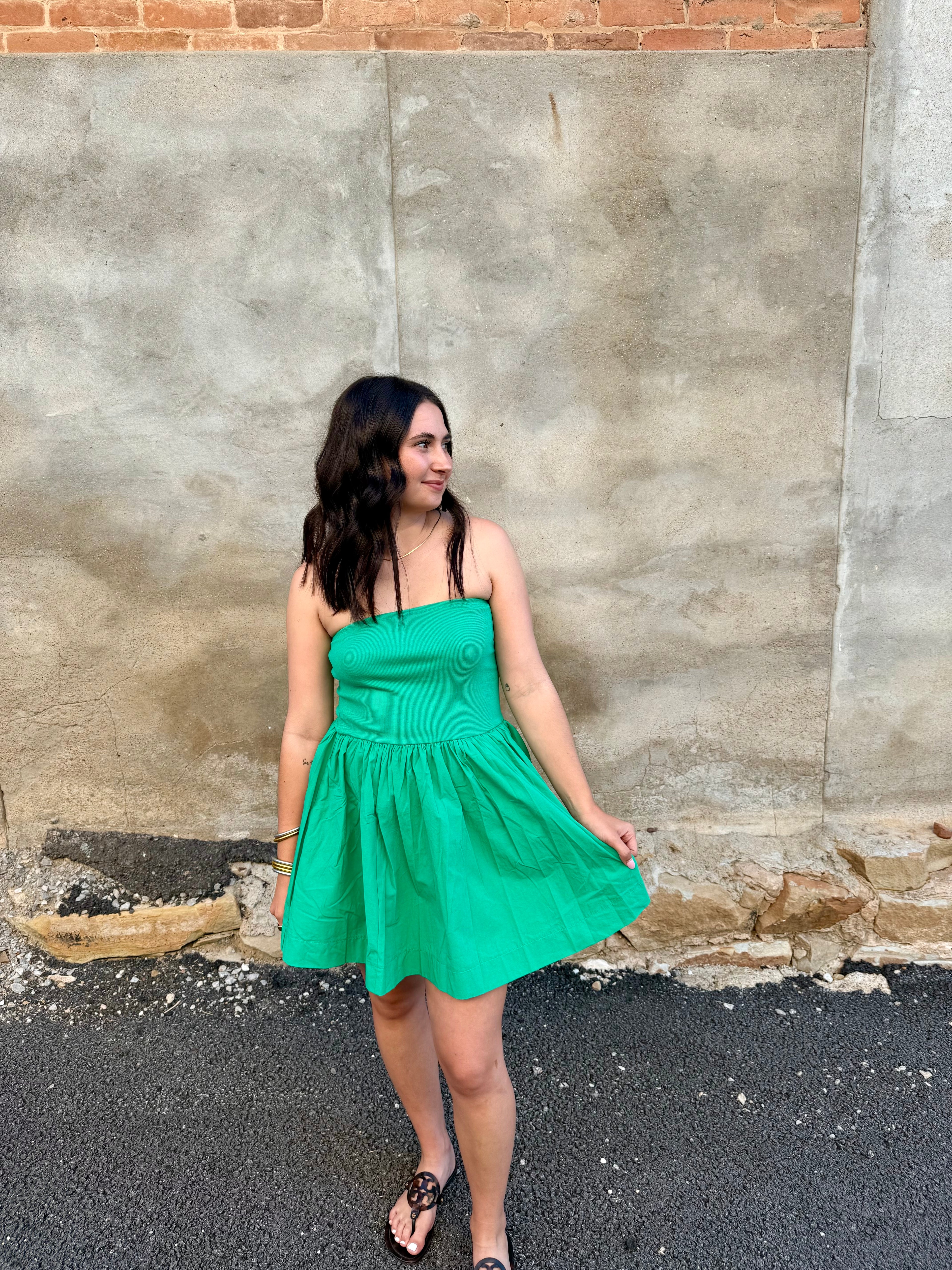 Strapless Mini Dress
